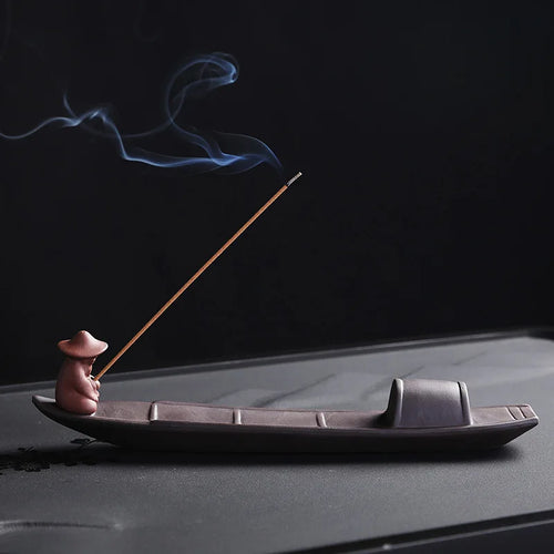 The Still Point | Zen Fisherman Incense Holder