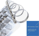 80pcs Hose Clips Pipe Clamps 6mm-51mm Stainless Steel Hoop Clamp Hose Clamp Stainless Steel Set automotive pipes clip Fixed tool