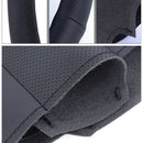 Hand-stitched Artificial Leather Car Steering Wheel Covers For Mitsubishi Lancer EX10 Lancer X Outlander ASX Colt Pajero Sport