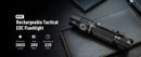 Sofirn SP35T 3800lm Tactical 21700 Flashlight Powerful LED Light USB C Rechargeable Torch with Dual Switch Power Indicator ATR