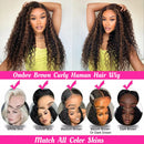 The Caspian Wave | 1B/30 Ombre 210 Density HD Lace Frontal Human Hair Wig