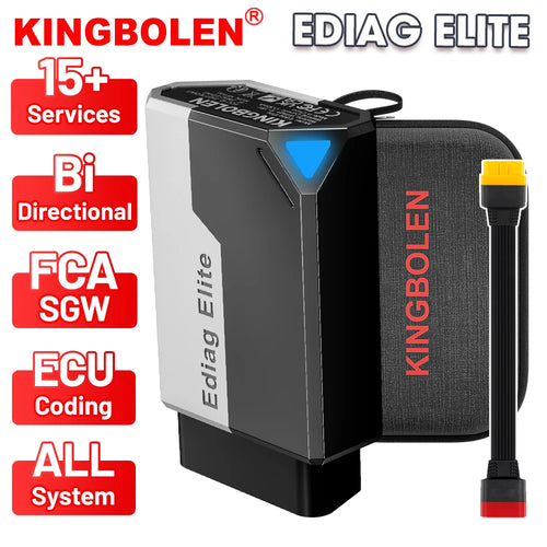The Ediag Elite | Full-System OBD2 Diagnostic Scanner with 15 Reset Functions