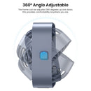 TOPK USB Desk Fan, Mini Fan Portable,3 Speeds Desktop Table Cooling Fan,Quiet Personal Small Fans for Room Home Desktop Office