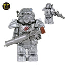 MOC Military Armor Soldiers Mini Anime Action Figures Weapons Robots Mecha Building Blocks Bricks DIY Toys for KIDS gift