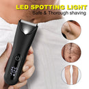The Ballber Pro Electric Groin & Body Hair Trimmer for Men - Mens Body Groomer Kitfor Privates -Shaver for Hard to Reach Areas