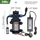 3M-25M 3/8”PE Hose Misting System DIY Adjustable Orange Nozzle Spray Cooling Kit for Greenhouse Garden Plants Fogging Watering