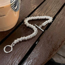 Foxanry Irregular Geometric Beaded OT Clasp Bracelet For Women Couples New Fashion Classic Punk Hip Hop Party Jewelry Gifts
