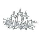 Christmas Candle Scrapbooking Greeting Card Mold Embossing Template Manual Punch Stencil Crafts Cutting Dies 2024 New