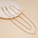 Creative Crystal Beaded Eyewear Chain Anti-Slip Woman Men Sunglasses Lanyard Face-Mask Holder Cord Colorful Glasses Jewelry