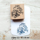 Stamp Cute Scrapbooking Book Lovers 5 Type Bookworm Girl Cat Journaling Wooden Stamps