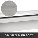 SucceBuy Waterfall Pool Fountain Stainless Steel Pipe Connector Spillway Garden Outdoor Pond Rectangular Swimming Pool Fountain