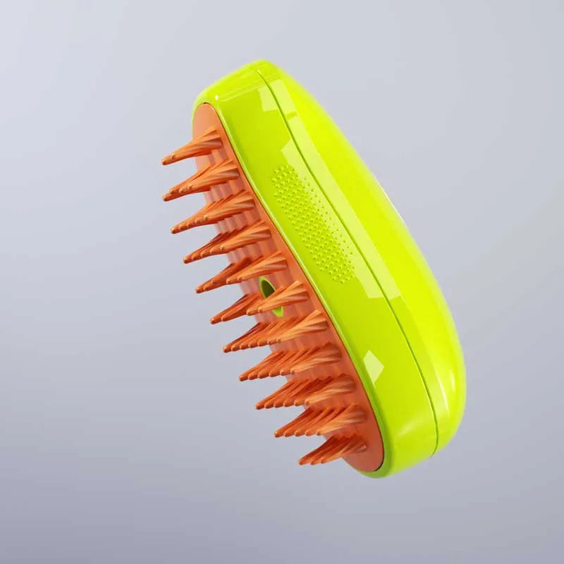 Cat Steamy Brush Dog Massage Comb Built-in Electric Water Spray Soft Silicone Pet Hair Removal Grooming Brush Cat Accessories