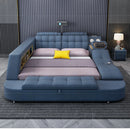 Multifonction Unique Modern Double Bed Storage King Salon Queen Double Bed Leather Smart Letto Matrimoniale Bedroom Furniture