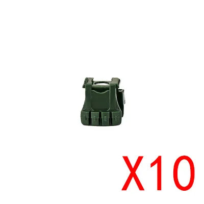 WW2 Military Building Blocks Mini Bricks Solider Figures Gifts Weapon Equipment Accessories USA Greman Vests Armor Toys For Kids
