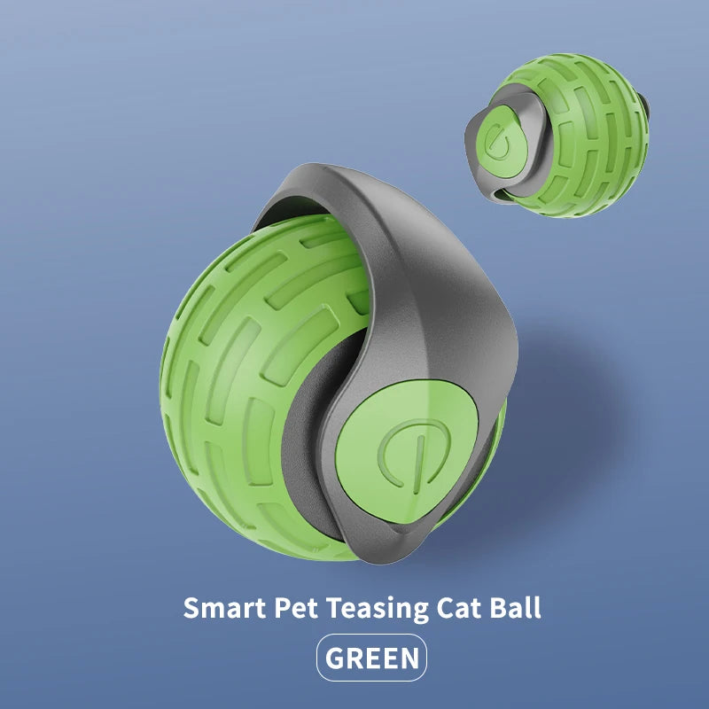 Speedy Tail 2.0 Interactive Cat Toy Rechargeable Smart Electric Rolling Ball with 2 Modes Automatic Simulated Tail for Cats