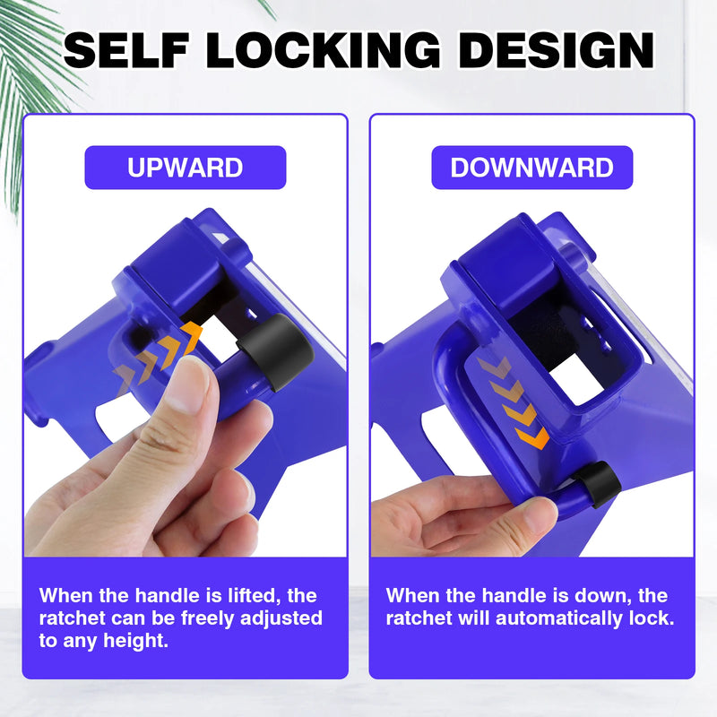 DayPlus Heavy Duty 3 Ton Axle Stands for Car Van 4x4 Caravan Garage Workshop Steel Robust Construction Support Lift 29-43cm,2PCS