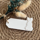 6 in 1 Easter Rabbit Egg Pendant Silicone Mold Easter Hanging Label Casting Molds Bunny Aromatherapy Plaster Hanging Tag Mold