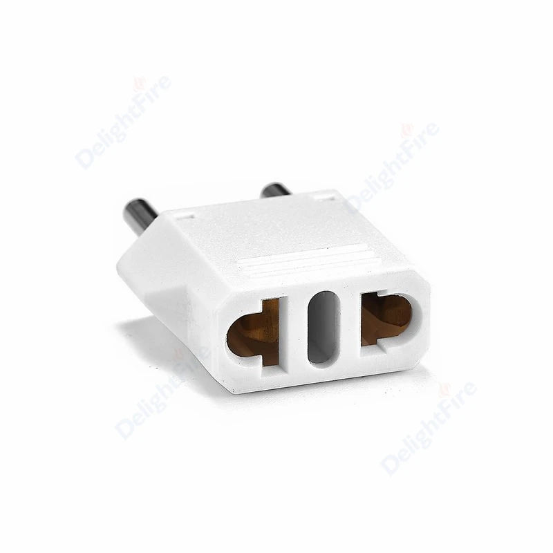 EU KR Plug Adapter US To EU Euro European Russia Korea Electrical Socket 2Pin Plug Power Converter AC Outlet Travel Adapters