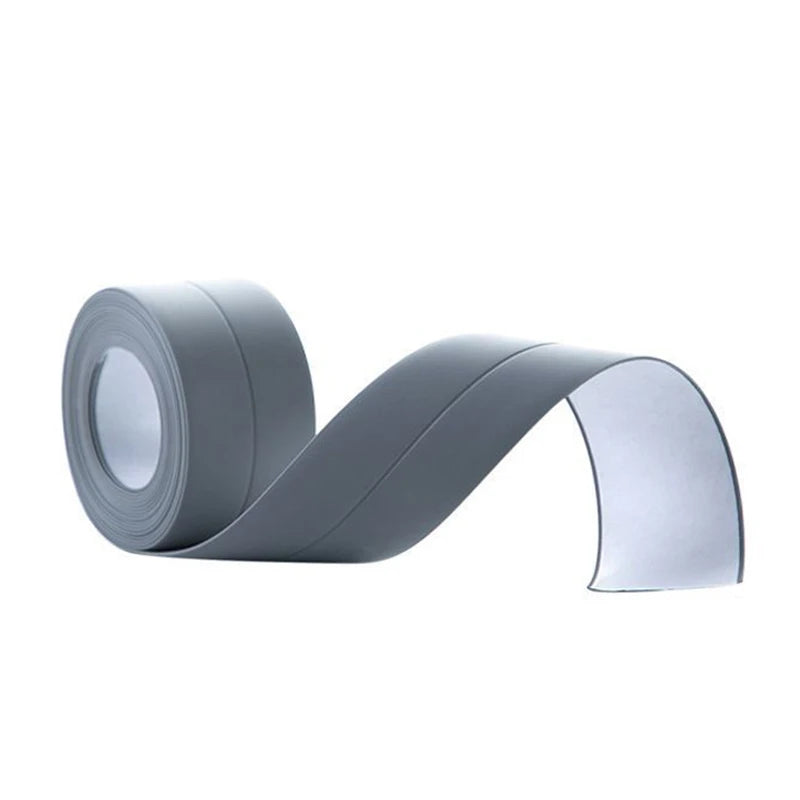 3.2m Gray Mouldproof Tape Kitchen Bathroom Sink Corner Waterproof Sealing Strip Toilet Gap Tape Waterproof oil-proof TMZ