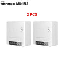 SONOFF MINIR2 Two Way Switch Mini WiFi Smart Home Switch Wireless Remote Control Works with eWelink Alexa Google Home Assistant