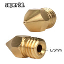 5/10PCS MK8 Brass Nozzle 0.2MM 0.3MM 0.4MM 0.5MM Extruder Print Head Nozzle For 1.75MM CR10 CR10S Ender-3 3D Printer Accessories