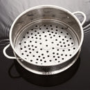 Stainless Steel Vegetable Food Steamer with Handle Basket Sum Dumplings Steamer