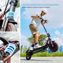 W7 Electric Scooter 8.5" 650W 36V 10.5Ah 25-35km Range Dual Suspension Side Lights App Control 35km/h Speed Electric Scooters
