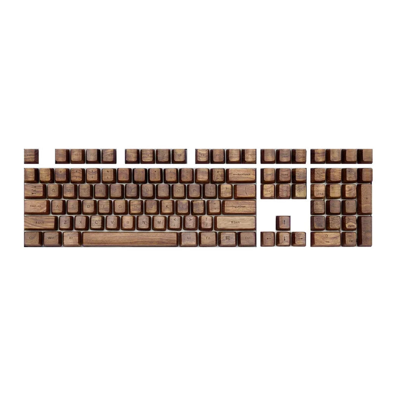 KPREPUBLIC LOOP 104 Wooden Keycaps Wood Keycap Walnut Rosewood Beech for GH60 Poker 60 87 tkl 104 ansi 108 XD87 BM80