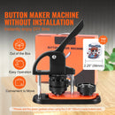 SucceBuy Button Maker 25/32/58 Pin Maker with Button Parts Ergonomic Arc Handle Punch Press Kit Button Maker Machine