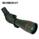 SVBONY SA412 20-60x80 Telescopic sight Army Green 45 degree 1.25 inch IP65 Waterproof with Twist Eyepiece for Shooting