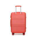 KONO TSA Lock, suitcase (M/L/XL) TONO Hard Case, Lightweight ABS Trolleys with Twin wheels