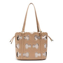 CH Bucket Bag Hollow Out Monogram Print Shoulder Bag Drawstring Crossbody Handbag For Women Office Work Daily Travel Shopping