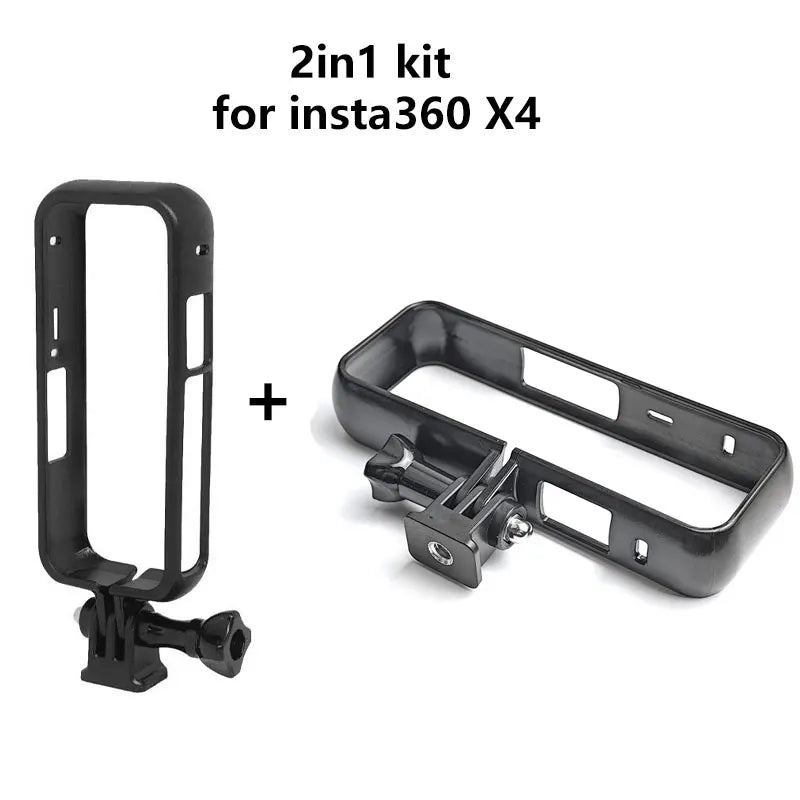 Insta360 X4 X3 ONE X2 Precise Hole Full Protective Cage Camera Housing Case Frame for Insta360 ONE X2 X3 X4 Panoramic Camera