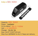 Ebike Battery Hailong Polly 36V 48V  20Ah 24Ah 25Ah 18650 21700 Electric Bike Batteria 14.4ah for500W 750W 1000W 1500W Motor