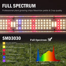 Vollspektrum-LED-Pflanzenlampe 240W 320W 400W SMD3030 faltbare LED-Pflanzenlampe für Gewächshausblumen, Sämlingszuchtzelte, Hydroponik