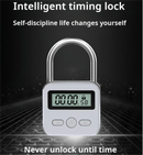 HEE RAK Timer Padlock LCD HD Add Backlight Zinc Alloy 99 Hours Max Timing Super Long Standby Anti-addiction Electronic Lock