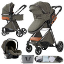 Baby Stroller 3 in1 Cart Baby Crib Baby Carriage for Newborns Luxury Foldable Light Travel Newborn Mom Infant Kids Child Nest