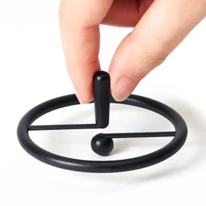 Creative Stress Relief Hovering Exclamation Point Gyroscope Decompression Toy Kids Adult Funny Desktop Spinning Fingertip Toys