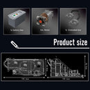 Mould KIng 11014 Creative Building Block Motorized Rolle Loop Coaster Model Toys Compatible With 10303 Set Kids Christmas Gift