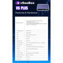 vSeeBox V6 Plus 64GB 8K HD Officially Authorized Voice Control