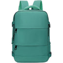 Easy Carry Airplane Approved Backpack, Minimalist Solid Tone Multi-pocket Daypack for Daily Commute and Holiday