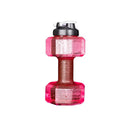 Dumbbell Water Bottle Water-filled Dumbbells Portable Dumbbell Sports Water Bottle for Arm Strength Training Workout for Home