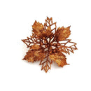 5pcs 9cm Large Artificial Flowers Christmas Tree Pendant Hollow Simulated Flower Christmas Decoration For Wedding Party New Year