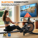MettleMatic Rm5 Magnetic Rowing Machine, Bluetooth, 16-Level Resistance, 150kg Capacity, Home Use