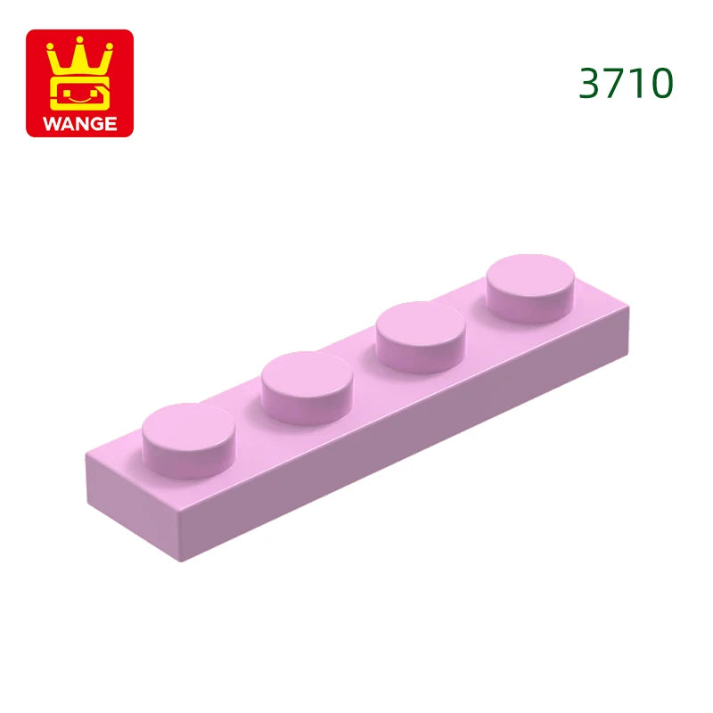 Wange 149Pcs/Lot 3710 1x4 Basic Building Block Moc Components Parts Compatible with Bricks DIY Children Assembly Toy Gift Box
