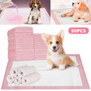 50pc Pet Diaper 60*90cm  60*60cm Dogs Diapers Disposable Puppy Training Pee Pads Quick Dry Surface Mat Clean Cushion Dog Supplie