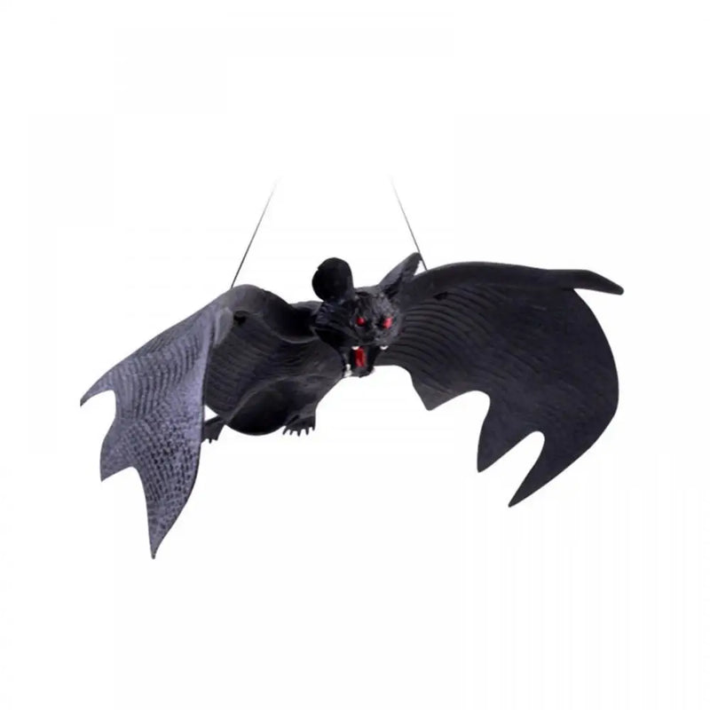 Halloween Simulation Rubber Bat Hanging Ornament Party Decor Prank Toy Prop