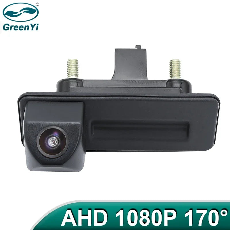 GreenYi 170° 1920x1080P HD AHD Vehicle Rear View Camera For VW Skoda Octavia 2 3 A5 Skoda Fabia Yeti Superb Roomster Audi A1 A3