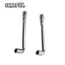 Rohrsteckschlüssel L-förmig 6 mm 7 mm Perforierter Winkel 7-förmig Sechskant-Doppelkopf-Reparaturwerkzeuge für 3D-Drucker MK8/E3D Düse