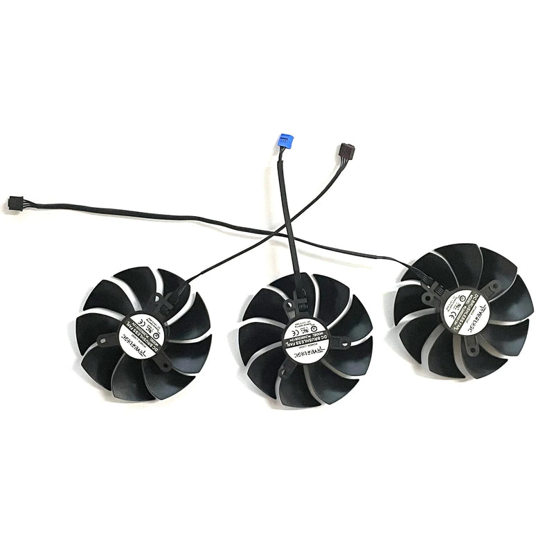 88mm 4-pin PLD09220S12H for EVGA RTX 3090 3080TI 3080 3070 3060TI XC3 Ultra/(Black) Gaming Graphics Card Cooling Fan GPU Cooler